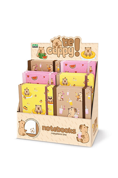 Lebez Notebook BeCappy Capibara – A6 cu 160 pagini punctate si decorate, pret...