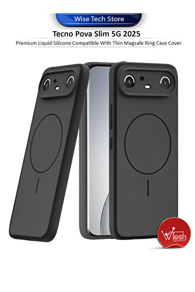 Wtech غطاء حماية رفيع من السيليكون السائل عالي الجودة لهاتف تكنو بوفا سليم 5G...