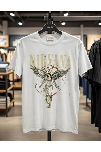 playwear Μπλουζάκι με στάμπα Unisex από ύφασμα αντίκες που πλένεται με μουσικ...