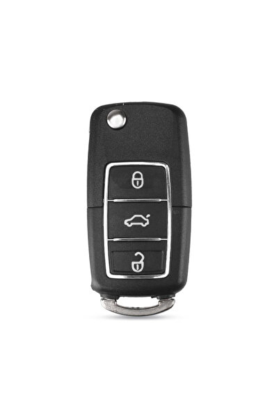 VW Carcasă cheie de la distanță compatibilă cu Jetta Golf 5 6 Passat B5 B6 Ti...