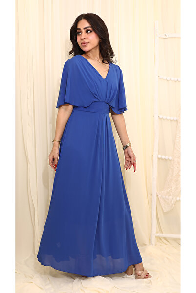 Asala A soft chiffon dress with an elegant design