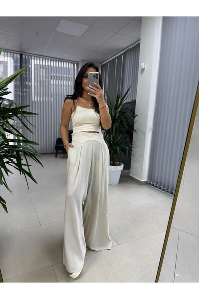 OEM Tendeza Cream Flush Pants Size - L