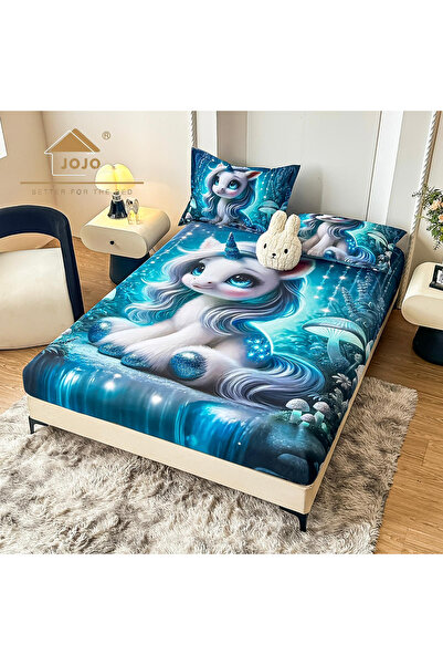FIONNA.RO Stretchy Duvet Cover and Pillowcases Made of Finet 160x200cm 5D - S...