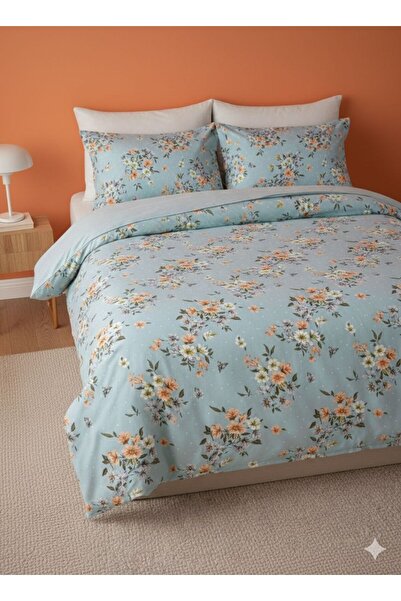 NURLATEX King Size Floral Bed Sheet Set - Elasticized