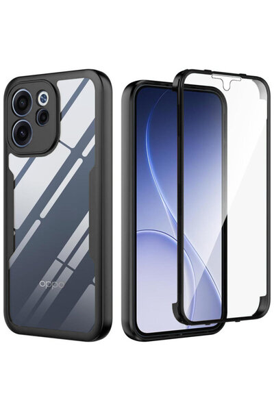 Techsuit Θήκη 360° για Oppo Reno 15 F ColorVerse, μαύρη