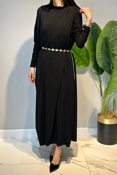 Lale Butik Sandy Makas Dress 6365 Black