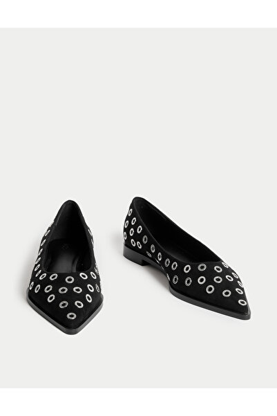 Marks & Spencer Süet Detaylı Babet