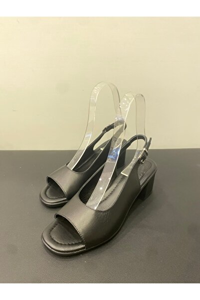 Özay Women's Genuine Leather Heeled Sandals