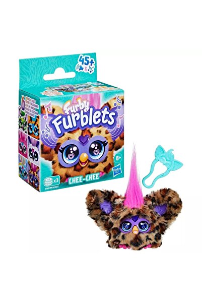 Furby Furblets Chee-Chee Elektronik Mini Peluş 45+ Sesli 6+ Yaş