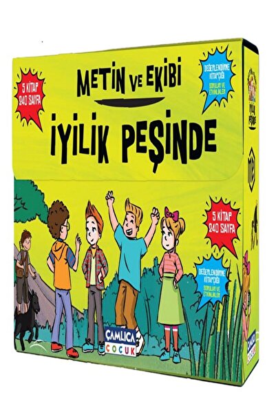 Çamlıca Çocuk Yayınları Metin ve Ekibi – İyilik Peşinde Seti ( 5 Kitap )