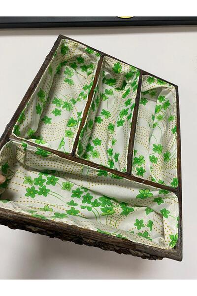 elif aksesuar Wicker Multi-Purpose Drawer Organizer
