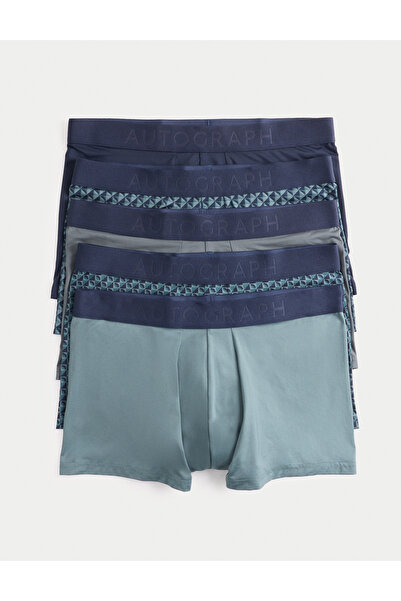 Marks & Spencer 5’li Geometrik Desenli Boxer Seti