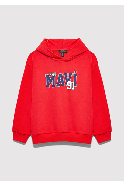 Mavi Printed Red Sweatshirt 6S10139-70478