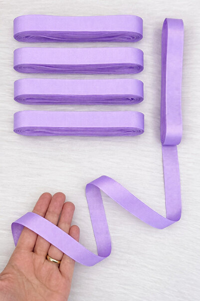 ZEYMERADE Лента Lila Grogren 2 см 10 м, опаковка за подаръци за сватба, годеж...