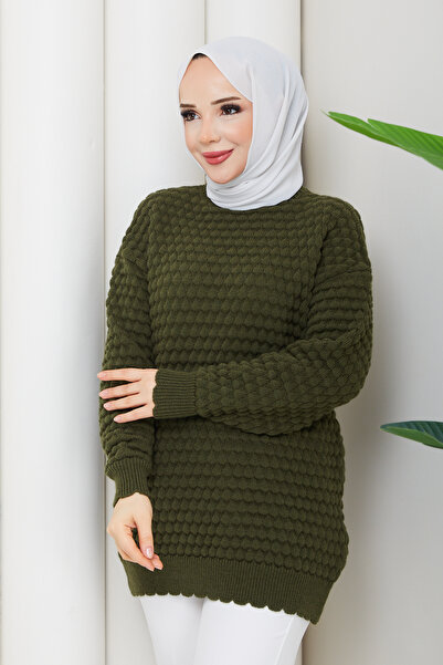 Pamuk Butik Women's Drop Knit Knitwear Tunic