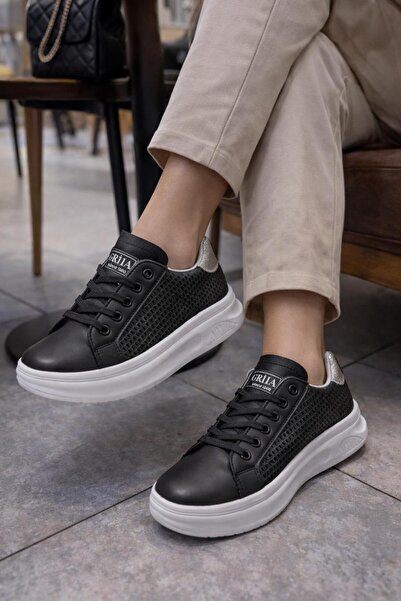 grijak Women's Comfortable Lightweight Orthopedic Sole Lace-Up Platform Heel ...