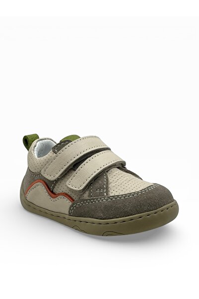 HAPPY WALK Pantofi casual pentru bebelusi baieti cu talpa din piele si ortope...