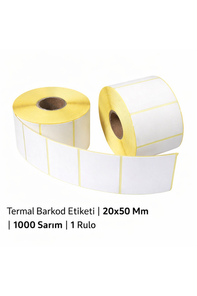 Blue Label Termalno Barcode Label | 20k50 mm | 1000 rolne | 1 rola