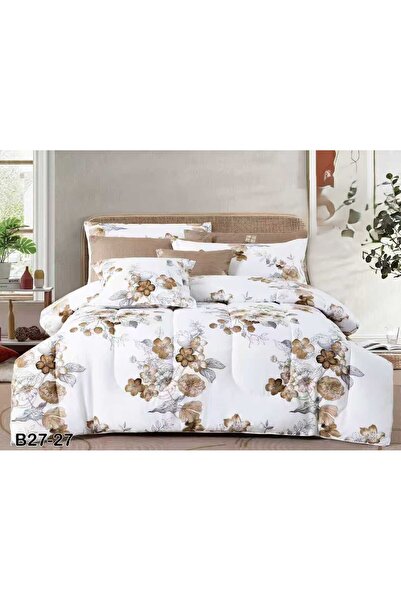 SFT طقم مفرش نفرين صيفي فاخر 8 قطع من خامة المايكروفايبر الملكي مقاس 260*240 سم