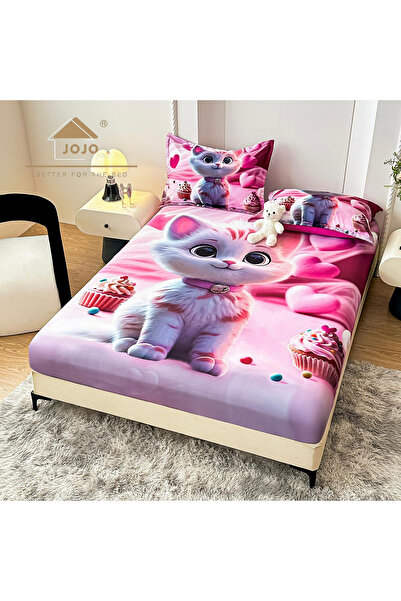 FIONNA.RO Stretchy Pillowcase and Pillowcases Made of Finet 160x200cm 5D - Ki...