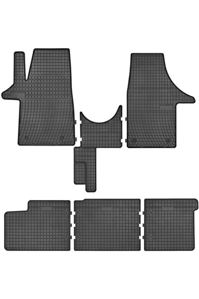 Other Covorașe de cauciuc Volkswagen T5, 2 rânduri, negre