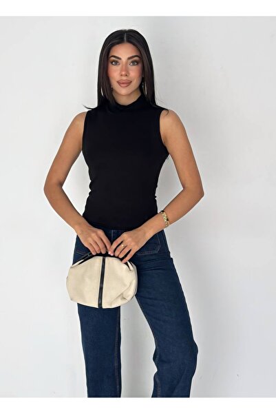 Noa&Noa بلوزة قصيرة بدون أكمام بياقة دائرية