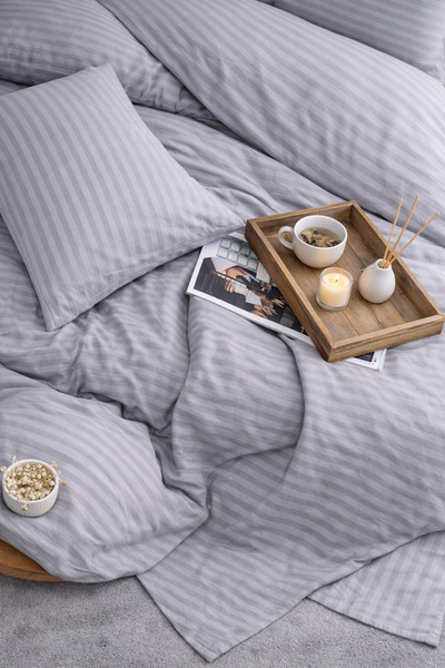 moon secret tekstil Double Cotton Satin Duvet Cover Set Easy Ironing Advantage