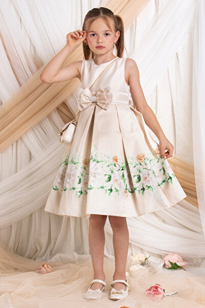 SÜSLÜ PİNK KİDS Special Design Dress for Girls, Ramadan Eid Dress