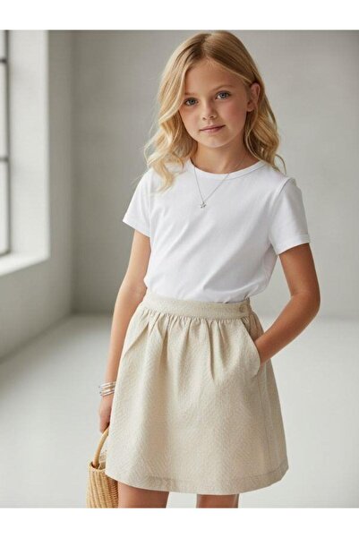 Zekids Κοριτσίστικη φούστα με ανάγλυφο σχέδιο