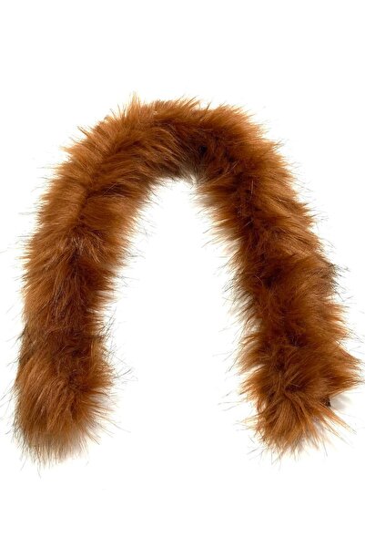 karantuhafiye Γούνα για κουκούλα / Κανέλα / 70 εκ.