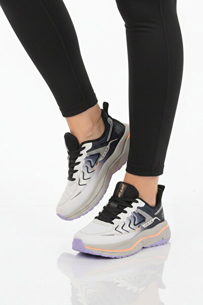 Pierre Cardin White Memory Sole Lightweight Flexible Lace-Up Women's Sports S...