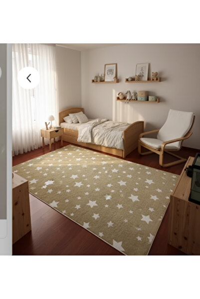 ALLGELSİN Yıkanabilir Kaymaz Taban Çocuk odası Halısı Ölçülü Bebek Odası Halı...