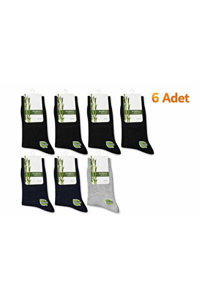 SİHİRLİ AYAKLAR Bambu Erkek Çorap – 6’lı Set