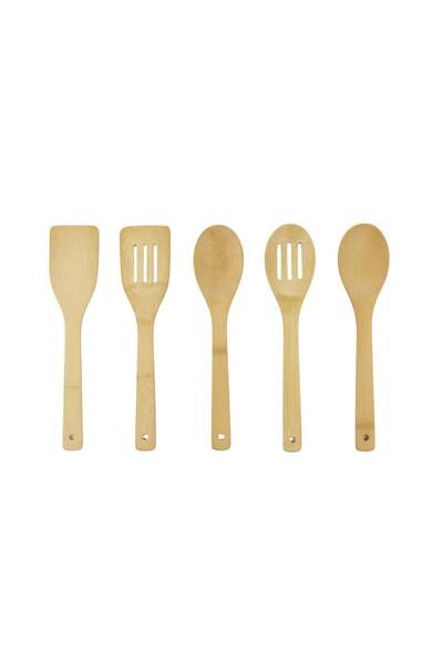 China Bamboo Kitchen Utensil Set 5 Pieces