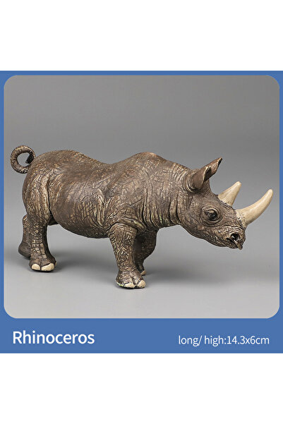 Choice7 مجسمات حيوانات تعليمية صلبة تحاكي وحيد القرن - ألعاب عالم الحيوانات ا...