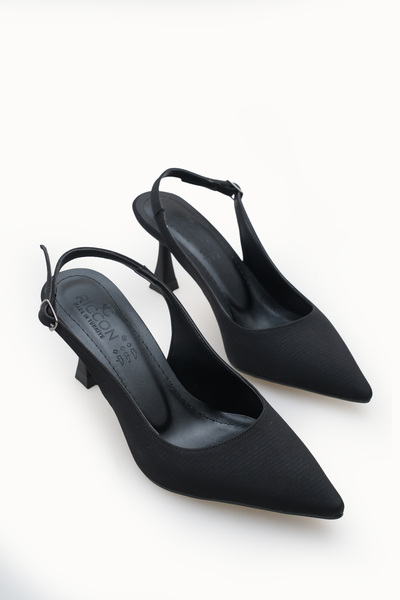 Riccon Ženske cipele sa špicastim vrhom i otvorenim stražnjim delom Tanka pot...