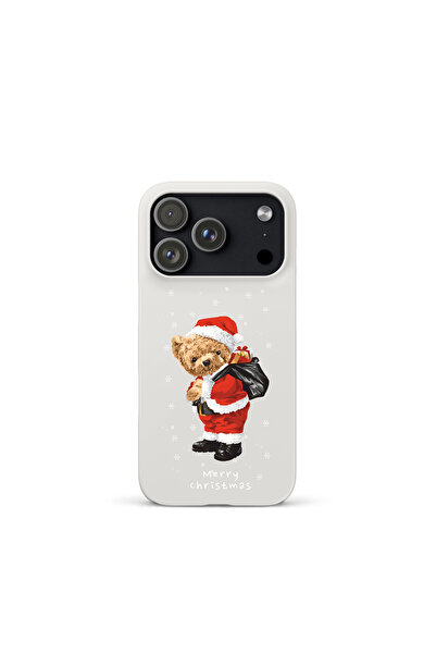 KaffCase حافظة هاتف من السيليكون الفاخرة متوافقة مع آيفون 17 برو بتصميم دب تي...