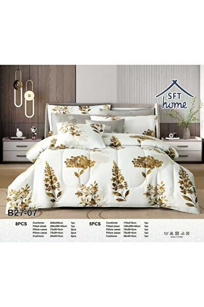 Graciana Luxury royal single and a half bedsheet set, microfiber, 5 pieces