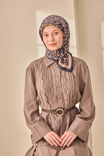 Silk Home Lorena - Silkhome Aura Viscose Blended Cotton Texture 90X90Cm Scarf...