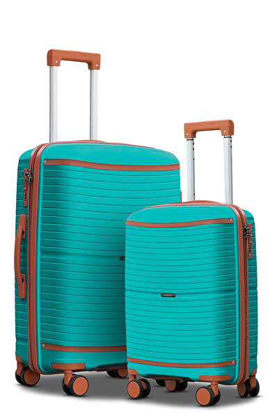 ZAAPPY Hard Shell Unbreakable Expandable PP 2 PCS Set Luggage, Lightweight, S...