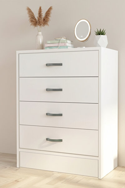 Home EUR141 4 ÇEKMECELİ ŞİFONYER BEYAZ