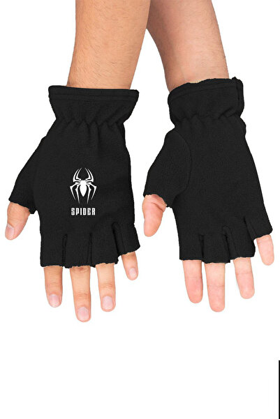 Omotasarım Spider Unisex Polar Kesik Eldiven