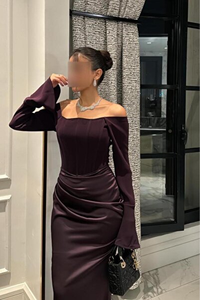 SKY dresses burnt brown corset dress