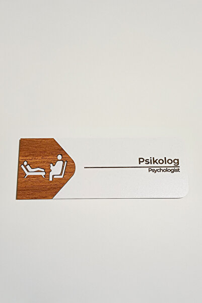 Kuzeylina Psychologist Door Sign |   19X7 cm Double Layered