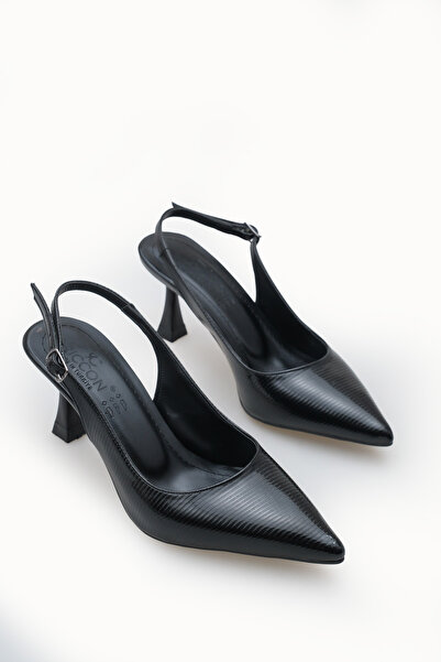 Riccon Pantofi de damă cu vârf ascuțit, cu toc subțire și spate deschis 00127...