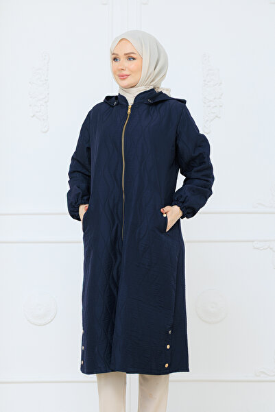 Pamuk Butik Women's Onion Patterned Quilted Cap with Pockets