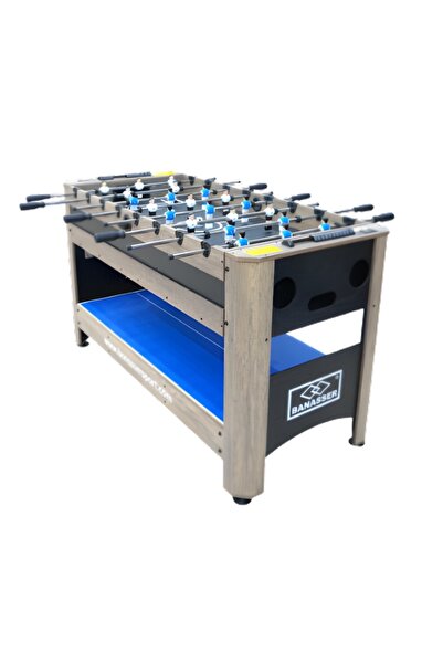 Generic طاولة ألعاب متعددة مدمجة 3 في 1 بلياردو فرفيرة تنس طاولة إطار خشبي