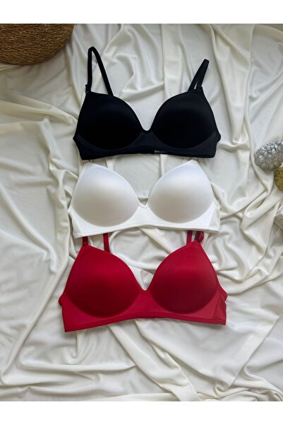 LALA İÇGİYİM Set de sutien din 3 piese pentru femei {DOLGULU] fără sârmă, cu ...