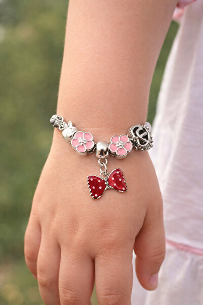 MakeWell Mixed Figured Starfish Charm Girl's Bracelet – Silver Color Summer T...