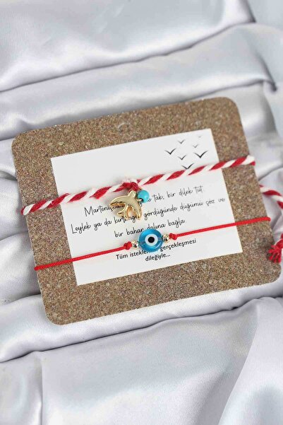 Clariss Marteniçka Bracelet Set of 2 Evil Eye and Swallow Model